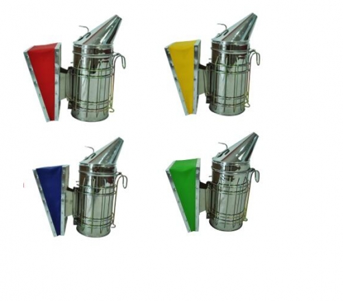 S-3 Stainless steel+ Color leatheroid Bee Smoker