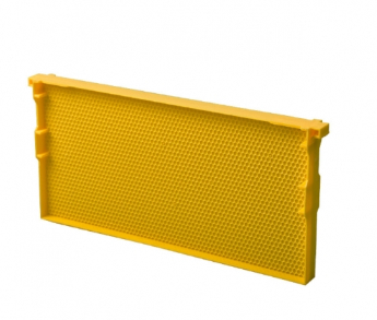 Full Depth Plastic Beehive frame with Foundation Sheet