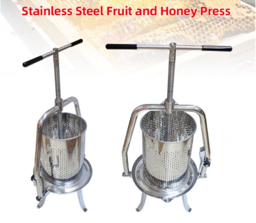 Stainless Steel Fruit and Honey Press Beeswax Press strainer