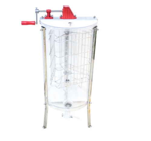 Manual 3 Frames Honey Extractor Transparent