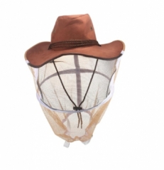 Beekeeping Cowboy Hat Mosquito Bee Insect Net Veil