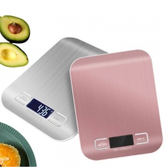 Wholesale high precision kitchen scale 5kg stainless steel waterproof electronic scale with batteries or USB