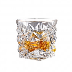 Wholesale Hot Sale Stocked Diamend Custom Wine Glasses Lead Fee Crystal Whiskey Glasses Whiskey Tumbler Wineglass Whiskey Glass