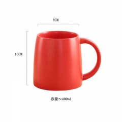 Customization high quality large capacity coffee mug with lid straw for office water cup