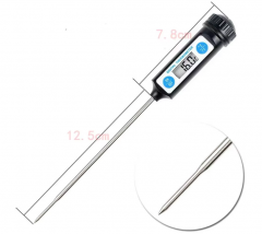 Digital Waterproof Folding Plastic Meat Thermometer for Kitchen Instant Read BBQ & Household Cooking Food Cooking Probe