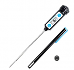 Digital Waterproof Folding Plastic Meat Thermometer for Kitchen Instant Read BBQ & Household Cooking Food Cooking Probe