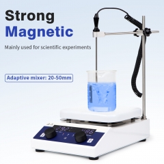 Wholesaler Hotplate Magnetic Stirrer Mixer With Heater Lab Rotary Stirring Mixer Hot Plate Heating Magnetic Stirrer Laboratory