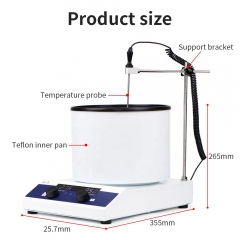 Hot Selling 3L Heating Collect Magnetic Stirrer Timing Adjustable Speed Magnetic Mixer for Laboratory