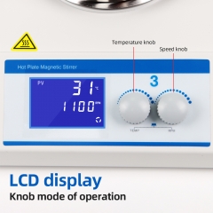 Manufacturer Multi Position Heated Magnetic Stirrer With Hotplate Lab Mixer Hot Plate Heating Magnetic Stirrer Mixer Laboratory