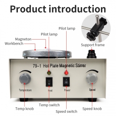 Factory Hot Plate Magnetic Stirrer With Heater Lab Rotary Stirring Mixer Heating Magnetic Stirrer Mixer Hotplate Laboratory