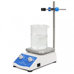 Wholesaler Hotplate Magnetic Stirrer Mixer With Heater Lab Rotary Stirring Mixer Hot Plate Heating Magnetic Stirrer Laboratory