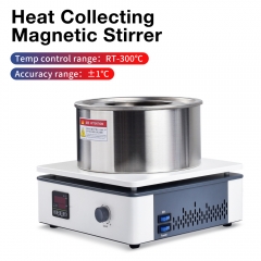 Hot Selling Heating Magnetic Stirrer Mixer Lab Oil Bath Water Bath Digital Heat Collecting Magnetic Stirrer Hot Plate Laboratory