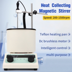 Factory Heat Collecting Magnetic Stirrer Mixer Laboratory 2L Hot Plate Heating Pan Digital Magnetic Stirrer With Heater For Lab No reviews yet