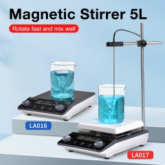 Hot Sale Heated Digital Magnetic Stirrer Mixer Laboratory 5L Hotplate Mixer Perfume Lab Heating Magnetic Stirrers With Hot Plate