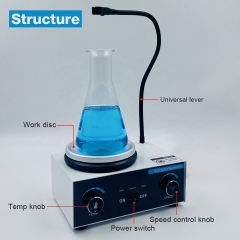 Wholesale Price Magnetic Stirrer With Heater Laboratory 78-2A 2L Agitator Mixer Perfume Heating Magnetic Stirrer Mixer Lab