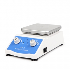 Industry Laboratory Heating Magnetic Stirrer with Hot Plate Adjustable Knob 1600RPM Magnetic Mixer with Support Stand