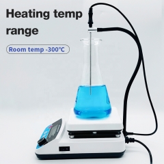 New Arrival T100S Heating Magnetic Stirrer With Heater Lab 6L Digital Mixers Perfume Hotplate Magnetic Stirrer Mixer Laboratory