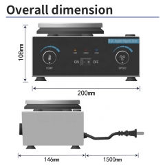 Wholesale Price Magnetic Stirrer With Heater Laboratory 78-2A 2L Agitator Mixer Perfume Heating Magnetic Stirrer Mixer Lab