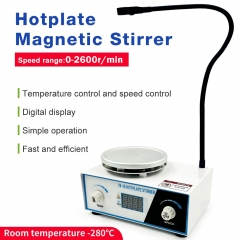 Lab Equipment 100-2600r/min LED Digital Laboratory Agitator Heating Magnetic Stirrer