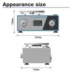 New Arrival Hotplate Magnetic Stirrer With Heater 78-1S Laboratory 2L Heating Mixer Perfume Digital Magnetic Stirrer Mixer Lab