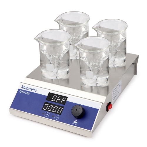 Wholesale 4-Position Magnetic Stirrer Mixer Laboratory Stainless Steel Mixer Perfume Multi Position Digital Magnetic Stirrer Lab