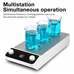 Factory Multi Position Magnetic Stirrer Laboratory Multiple Mixer Machine Perfume Lab 3-position Digital Magnetic Stirrer Mixer