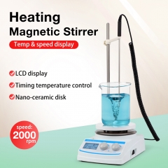 Plastic magnetic stirrer with warm up lcd hot plate with stirrer electric stirrer laboratory mixer