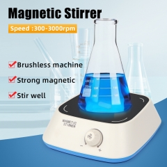 New Portable Perfume Magnetic Stirrer with Magnetic Stir Bar Industrial 3L Rotary Laboratory Mixer Chemistry Lab Equipment