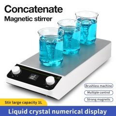 Wholesale Price 3 4 8 12 positions digital stainless steel Cheap hotplate multi position magnetic stirrer for lab