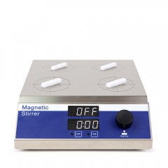 New Arrival Multi Position Magnetic Stirrer Laboratory Digital Display Mixer Perfume 4-Position Magnetic Stirrer Mixer For Lab