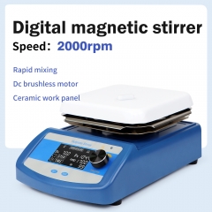 Laboratory 5L hot plate magnetic stirrer with digital temperature control