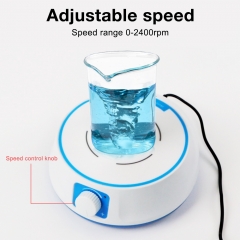 Magnetic Stirrer Stainless Steel Magnetic Mixer with stir bar (No Heating) Max Stirring Capacity 2000ml