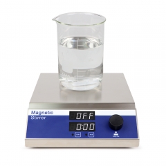 LCD Digital Magnetic Stirrer Stir Plate with stir bar 100-1500RPM Max Stirring Capacity 10L Hotplate Magnetic Mixer Lab Stirrers