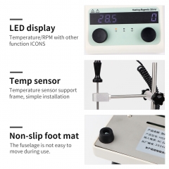 Plastic magnetic stirrer with warm up lcd hot plate with stirrer electric stirrer laboratory mixer