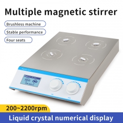 Magnetic Stirrer Laboratory Multiple Position Magnetic Stirrer lab Max stirring volume 1000ML*4 Each Position