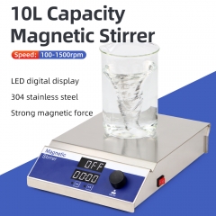 Laboratory Digital Magnetic Stirrer Speed 100-1500RPM 10L Multi-Station Position Can be Timed Magnetic Stirrer Mixer