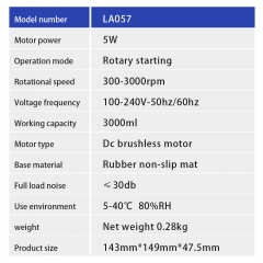 Magnetic Stirrer 300-3000rpm Hot Plate 3L Magnetic Stirrer For Laboratory equipment