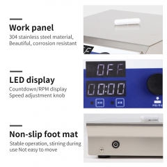 Lab Use Hot Plate Stir And Magnetic Stirrer 100-2000rpm Heated Stirring Bar Digital Magnetic Stirrer With Heat