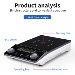 Digital Magnetic Stirrer 100-1600RPM Max Stirring Capacity 5000ml LCD Magnetic Stirrer For Laboratory