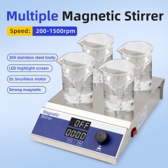 Multi-Station Heating Magnetic Stirrer Can Be Customized Mixing capacity 500ML Hot Plate Magnetic Stirrer For Laboratory