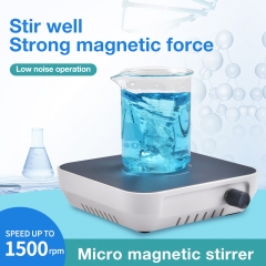 Fast Delivery 1500rpm adjustable speed mixer Small laboratory hot plate magnetic stirrer with heating price manufacturer