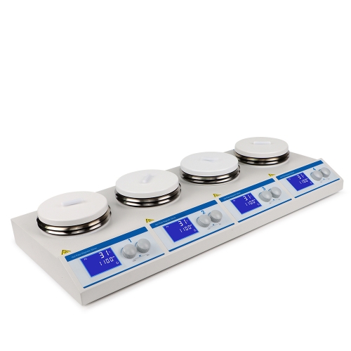 Wholesale Price Four Position Heating Magnetic Stirrer Digital Multi Position Magnetic Stirrer Hotplate Magnetic Stirrer For Lab