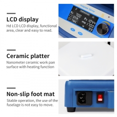 Laboratory 5L hot plate magnetic stirrer with digital temperature control