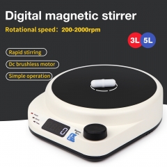 Laboratory Equipment 5L 2200rpm Ceramic Panel Digital Control Liquid Mixing Magnetic Stirrer