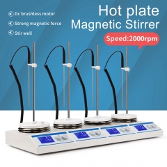 Laboratory multi plate 4 position chemical cheap magnetic stirrer