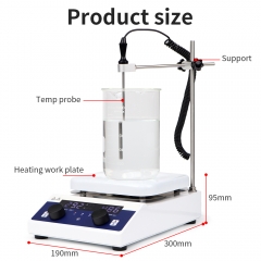 Laboratory LED Digital Display Mixing Hotplate Magnetic Stirrer with Hot Plate