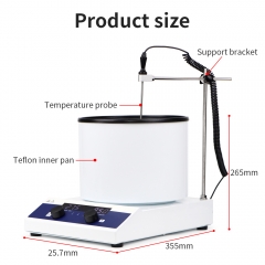 Magnetic Stirrer Hot Plate Mixer 5L Heat-collecting Magnetic Mixer Stirrer Magnetic Stirrer Hot Plate with Digital Display