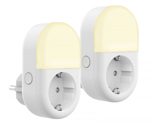 ECF- Smart Wifi Plug & Night Light Works with Alexa, Work with Smart Life of Tuya App