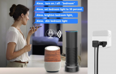 ECF- Smart Wifi Plug & Night Light Works with Alexa , Work with Smart Life of Tuya App