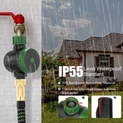 Bluetooth Hose Timer with Brass Inlet,Smart Water Timer for Garden Hose,Sprinkler Timer with Rain DelayManualAuto Watering, App Control